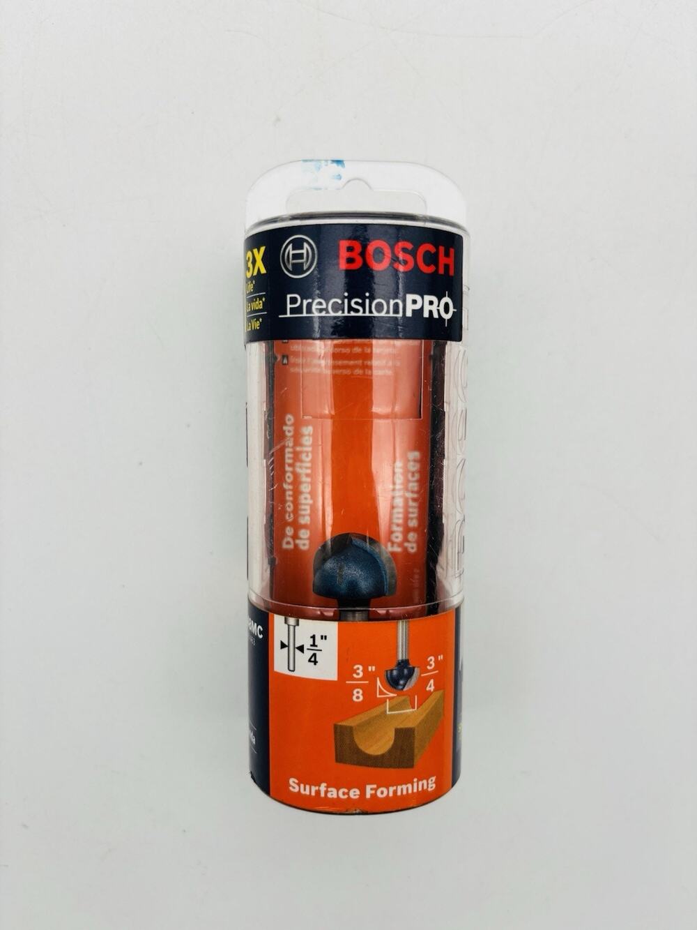 Bosch Precision Pro Surface Forming Bit With Core Box 85448MC. VG Condition